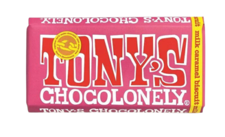 Tony's Chocolonely - Milk Caramel Biscuit