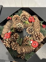 Pine and Pinecone Christmas wreath